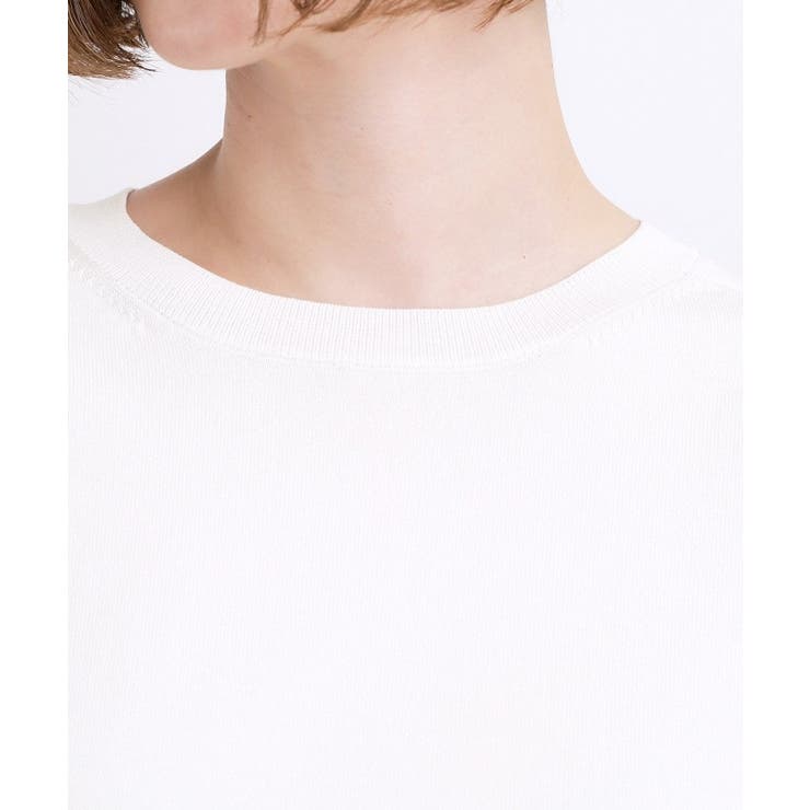 【ひんやり・UVカット・洗濯機◎】Tシャツ感覚で着られるコットン混ニット | grove | 詳細画像24 