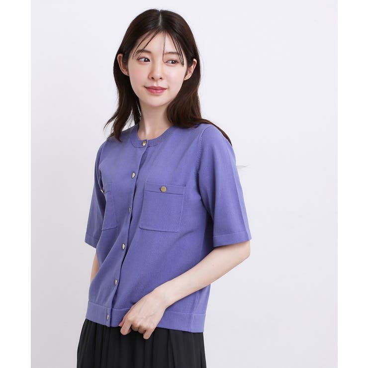 【ひんやり・UV・洗濯機◎】上品コットン混カーディガン | grove | 詳細画像13 
