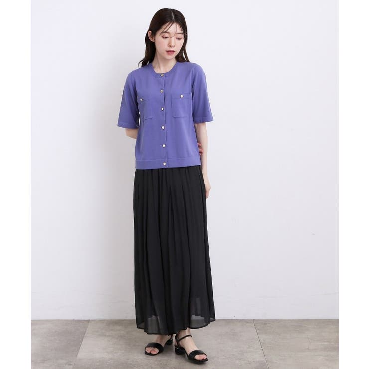 【ひんやり・UV・洗濯機◎】上品コットン混カーディガン | grove | 詳細画像14 