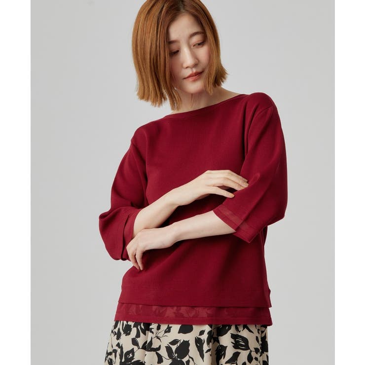 【人気シリーズに新型登場】袖口シアーやわらかドライタッチニット | grove | 詳細画像22 