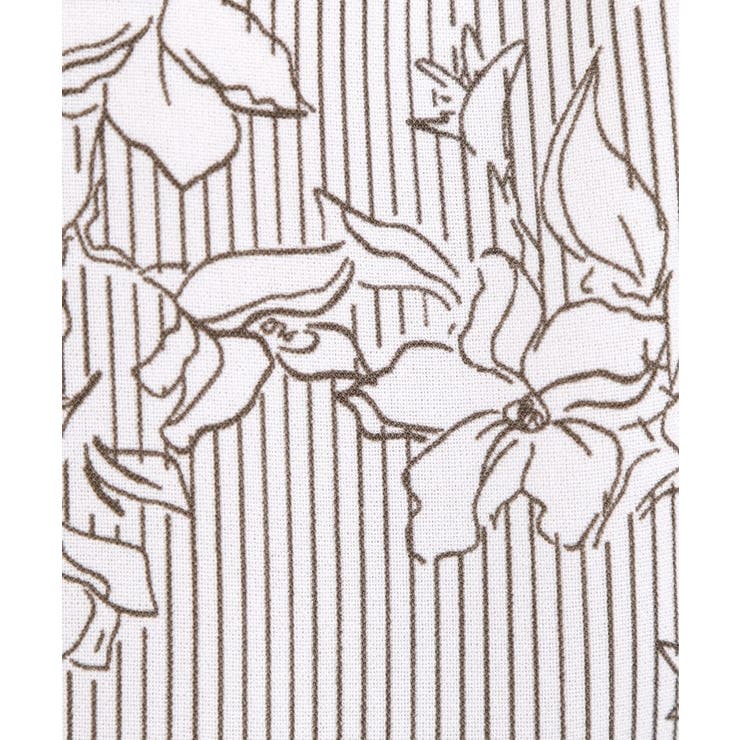 【洗濯機OK/シワになりにくい】1枚で華やぐ配色ボウタイブラウス | grove | 詳細画像4 