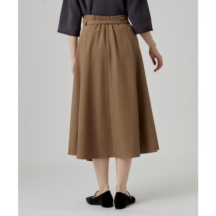 ラッフルフレアベルト付スカート | grove | 詳細画像15 