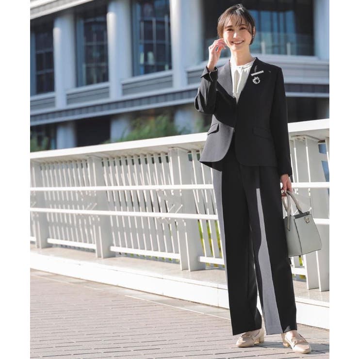 【マシンウォッシュ／防シワ/SS-3L】ストレッチノーカラージャケット | grove | 詳細画像2 