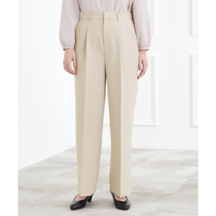 【マシンウォッシュ／防シワ/SS-3L】ストレッチワイドパンツ | grove | 詳細画像17 