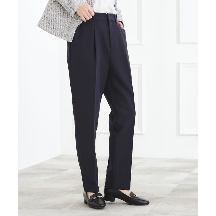 【マシンウォッシュ／防シワ/SS-3L】ストレッチテーパードパンツ | grove | 詳細画像10 