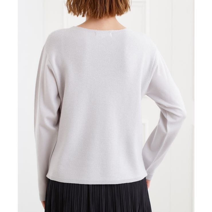 春新色！洗濯機で洗えるベーシックニット【毛玉軽減】 | grove | 詳細画像35 