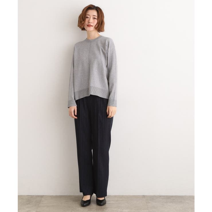 【SETUP可能】冬から春まで心地よく タック編みオーバーサイズニット | grove | 詳細画像3 