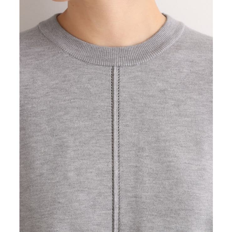 【SETUP可能】冬から春まで心地よく タック編みオーバーサイズニット | grove | 詳細画像16 