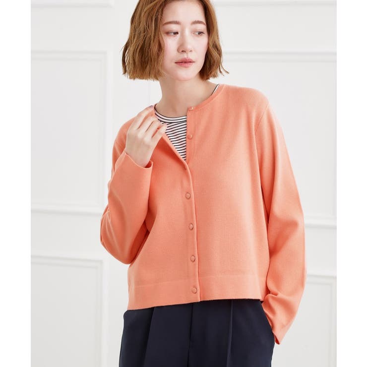 【洗える】毛玉軽減クルーネックカーディガン | grove | 詳細画像5 