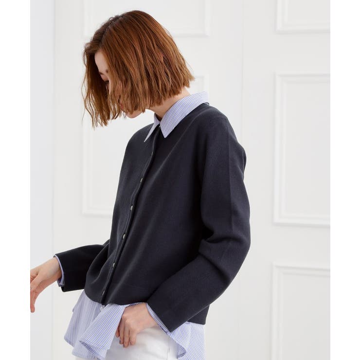 【洗える】毛玉軽減クルーネックカーディガン | grove | 詳細画像10 