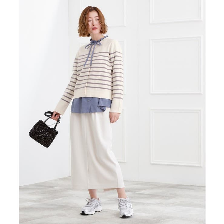 【洗える】毛玉軽減クルーネックカーディガン | grove | 詳細画像15 