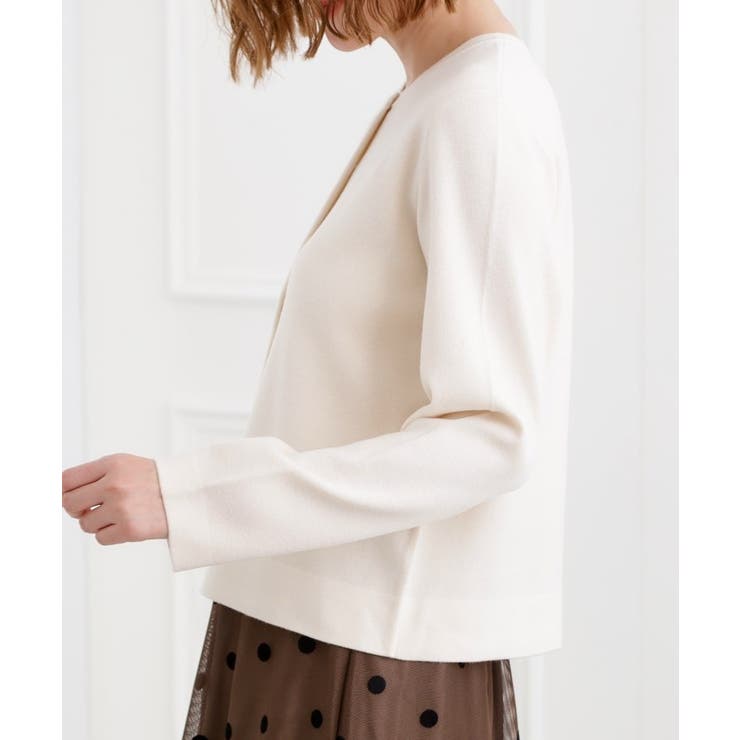 【洗える】毛玉軽減クルーネックカーディガン | grove | 詳細画像18 