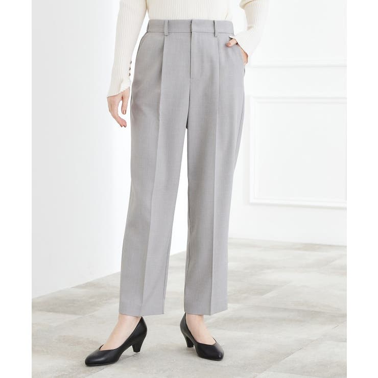 【マシンウォッシュ/防シワ/S-3L】着回しできるカセット服テーパードパンツ | grove | 詳細画像10 