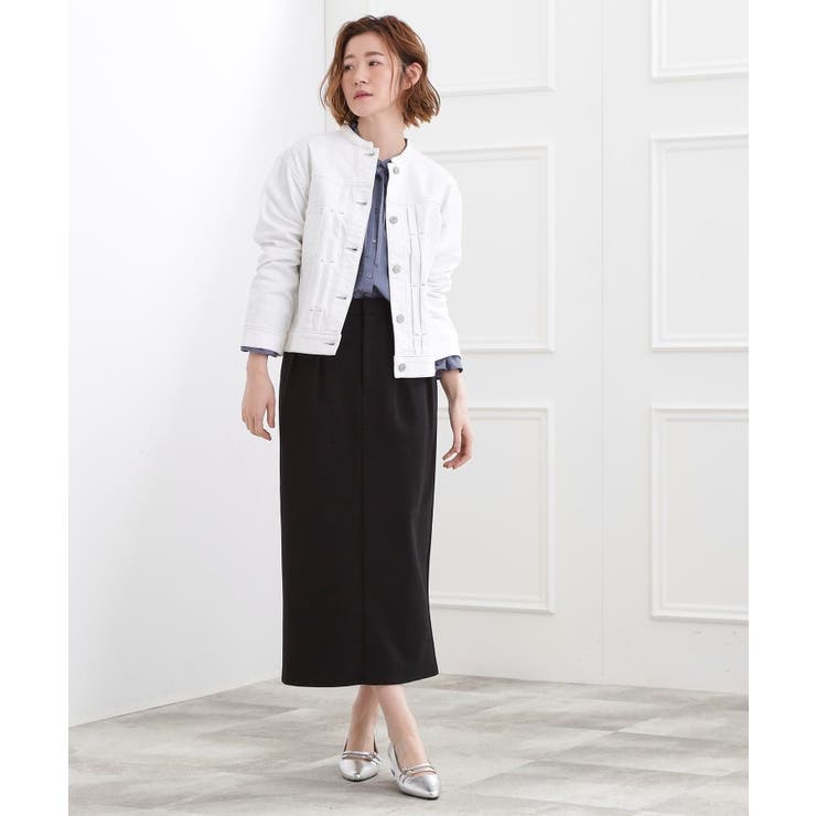 着心地軽やか、動きやすいストレッチデニムジャケット | grove | 詳細画像4 