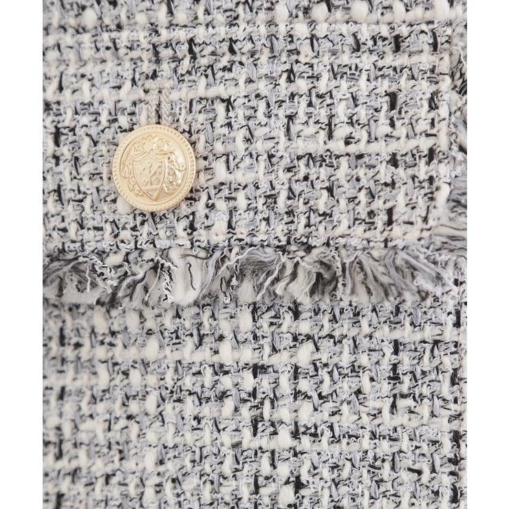 【ハレの日・通勤】着回しできる上品ツイードジャケット | grove | 詳細画像10 