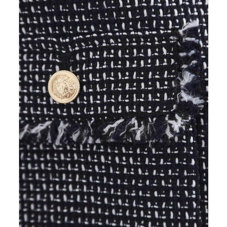 【ハレの日・通勤】着回しできる上品ツイードジャケット | grove | 詳細画像14 