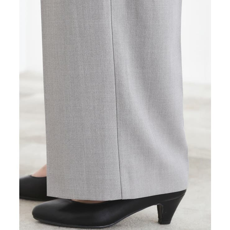 【マシンウォッシュ/防シワ/S-3L】着回しできるカセット服ワイドパンツ | grove | 詳細画像16 