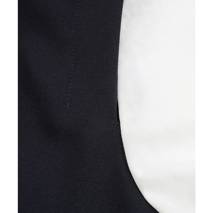 【マシンウォッシュ/防シワ】袖ドッキングペプラムブラウス【着回しカセット】 | grove | 詳細画像10 