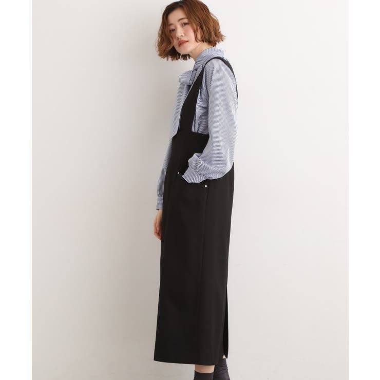 【ウエストゴム】美シルエットなハイウエストサス付きスカート | grove | 詳細画像6 