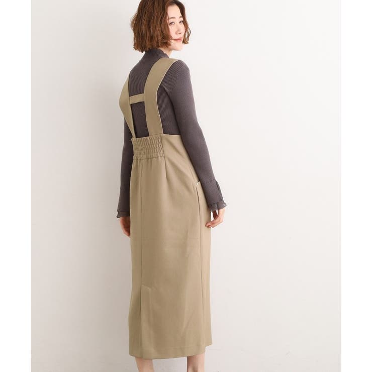 【ウエストゴム】美シルエットなハイウエストサス付きスカート | grove | 詳細画像10 