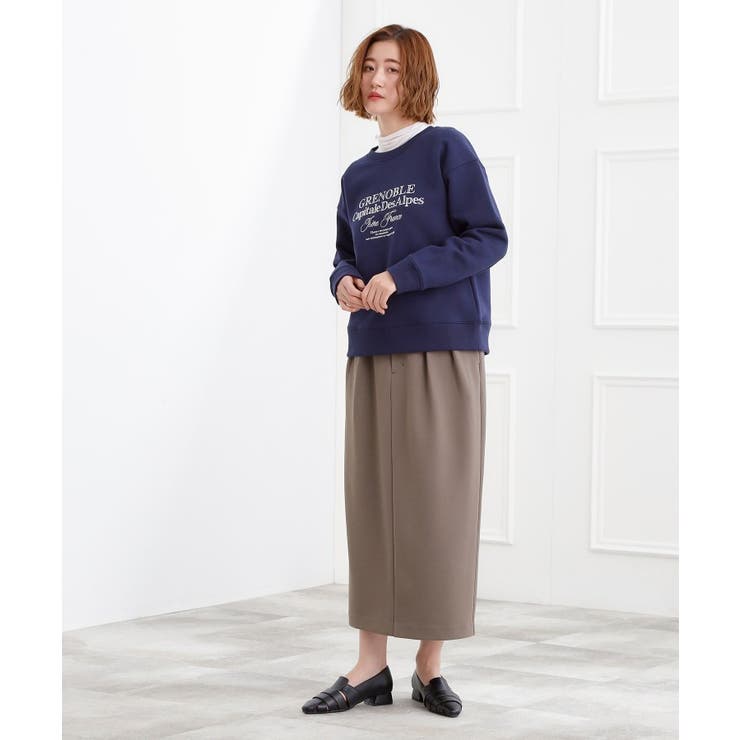 プレッピーロゴ裏起毛スウェット | grove | 詳細画像11 