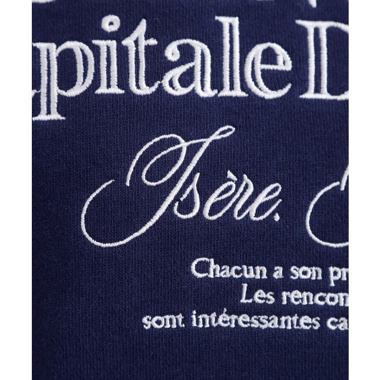 プレッピーロゴ裏起毛スウェット | grove | 詳細画像12 