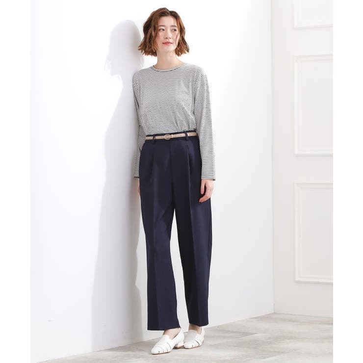 スタイリングが上品に決まる、ウールライクワイドパンツ | grove | 詳細画像16 