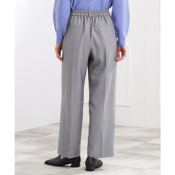スタイリングが上品に決まる、ウールライクワイドパンツ | grove | 詳細画像21 