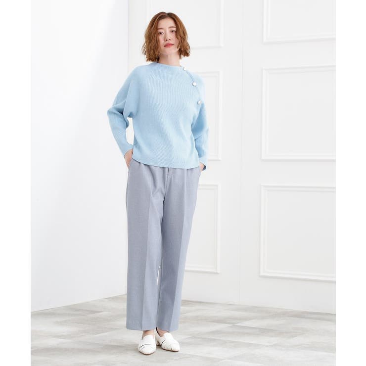 ラグランスリーブ肩釦ニット | grove | 詳細画像11 