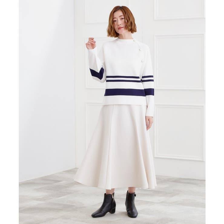 ラグランスリーブ肩釦ニット | grove | 詳細画像15 