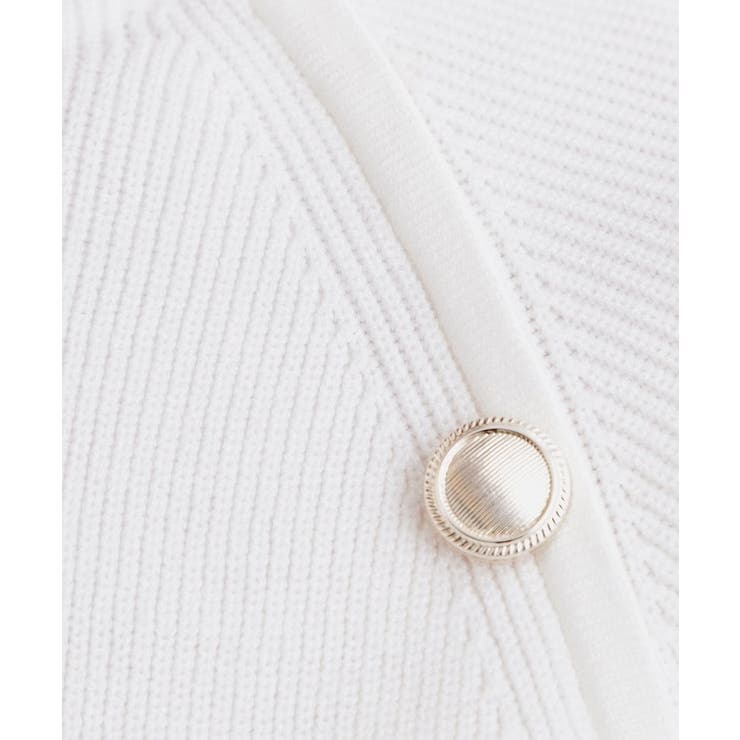 ラグランスリーブ肩釦ニット | grove | 詳細画像17 