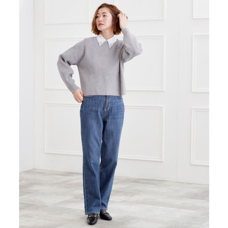 毎日着たくなる、もちもち畦編みニット | grove | 詳細画像9 