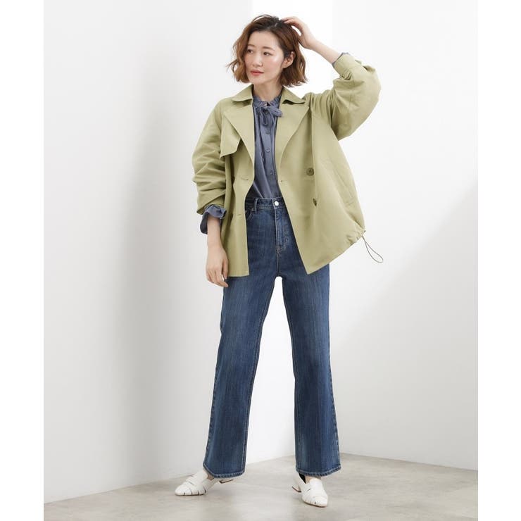 【撥水／シルエット2WAY】軽やかミドルトレンチコート | grove | 詳細画像3 