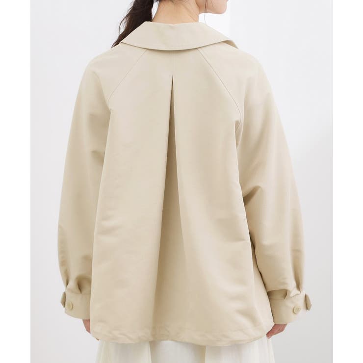 【撥水／シルエット2WAY】軽やかミドルトレンチコート | grove | 詳細画像24 