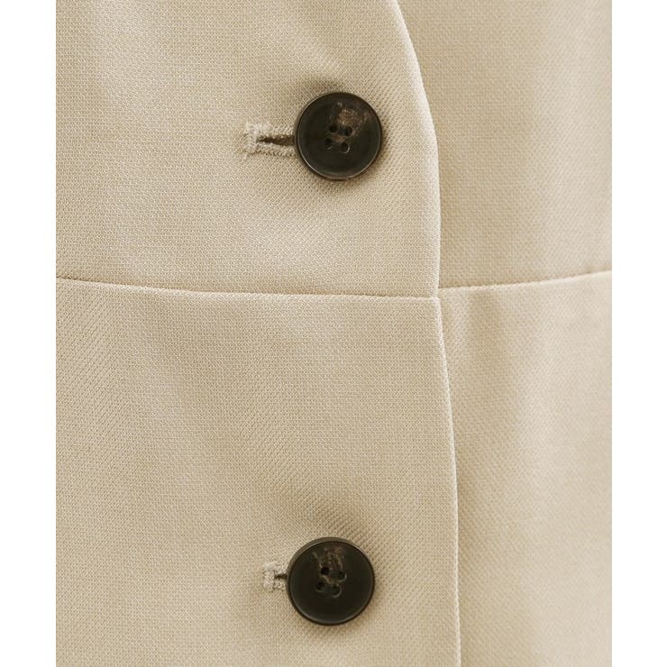 【一枚着／ジレ】着回しできるトレンチライクジャンドレ | grove | 詳細画像5 