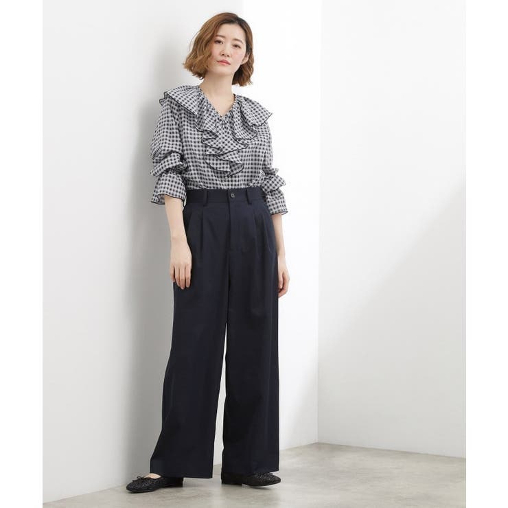 ツータック ワイドチノパンツ | grove | 詳細画像7 