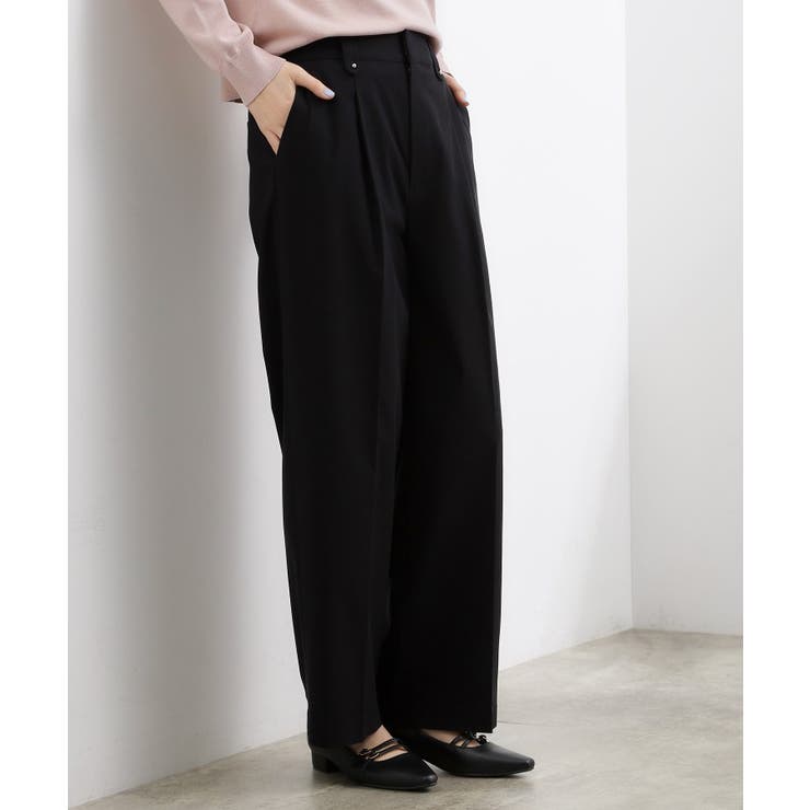 きれい見えと快適さを両立する 春夏対応ワイドパンツ | grove | 詳細画像1 