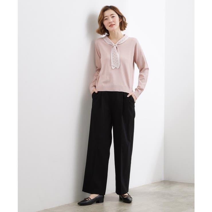 きれい見えと快適さを両立する 春夏対応ワイドパンツ | grove | 詳細画像2 