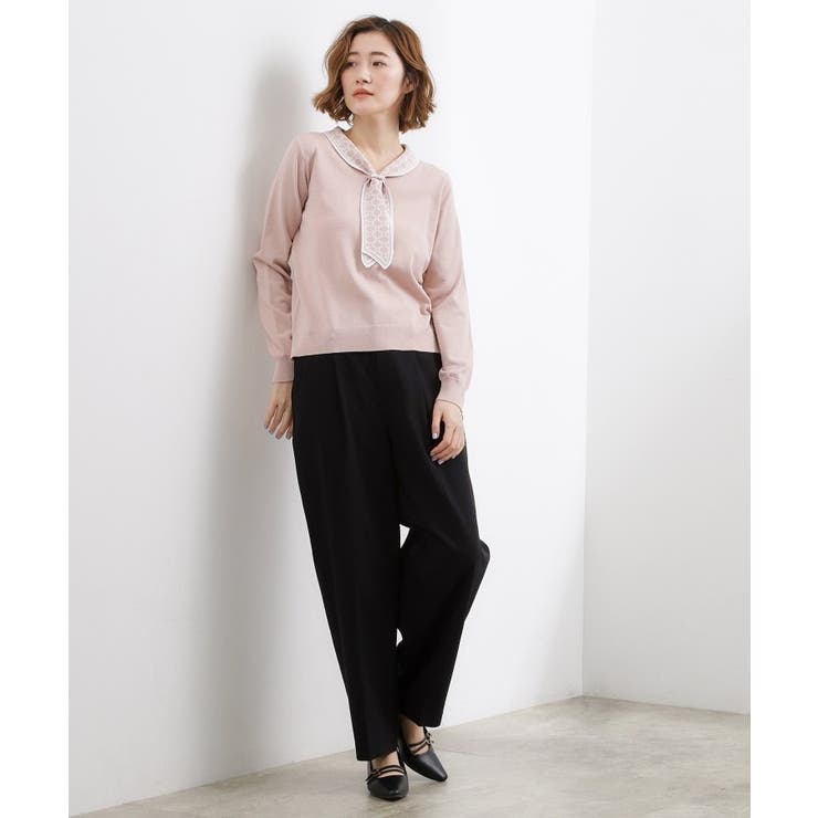 きれい見えと快適さを両立する 春夏対応ワイドパンツ | grove | 詳細画像3 