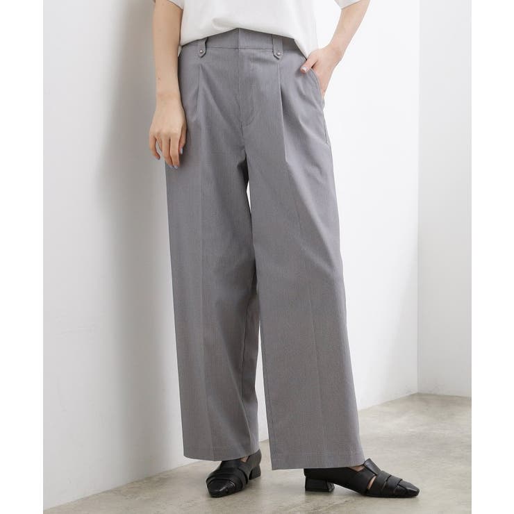 きれい見えと快適さを両立する 春夏対応ワイドパンツ | grove | 詳細画像13 
