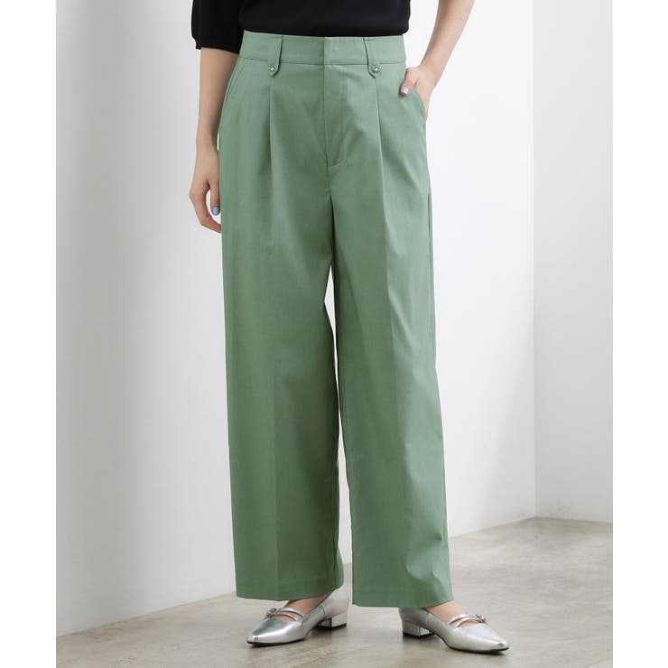 きれい見えと快適さを両立する 春夏対応ワイドパンツ | grove | 詳細画像17 