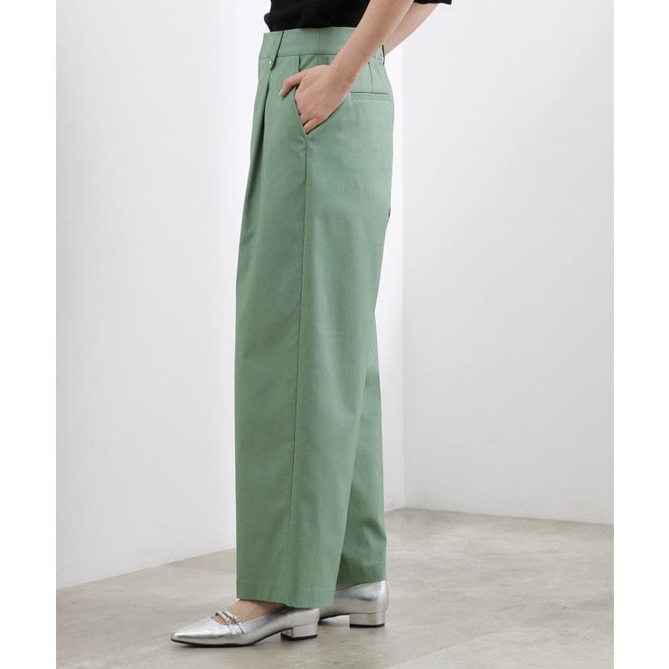 きれい見えと快適さを両立する 春夏対応ワイドパンツ | grove | 詳細画像18 