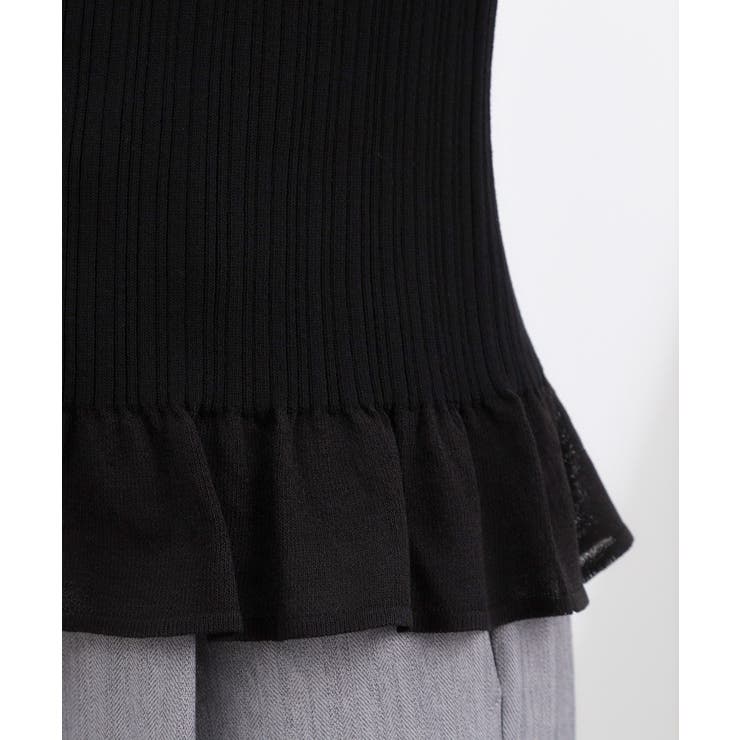 シアーフリルリブニットプルオーバー | grove | 詳細画像18 