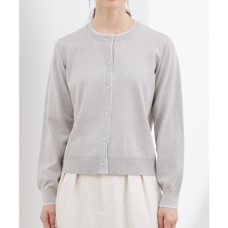 レイヤード風配色カーディガン | grove | 詳細画像13 