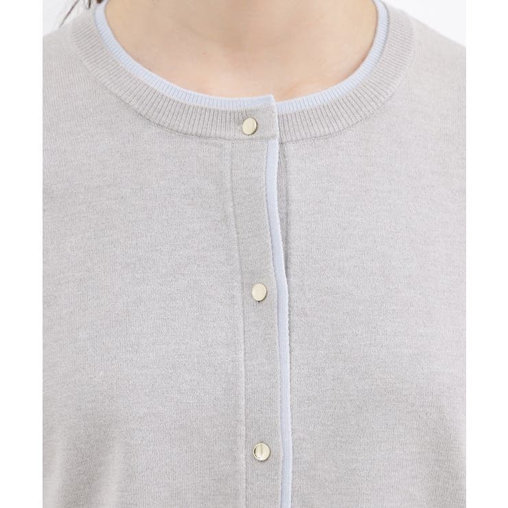 レイヤード風配色カーディガン | grove | 詳細画像16 