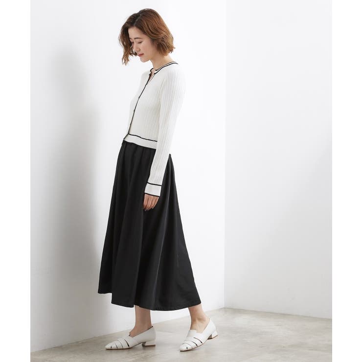 一枚で装いが整う マルチボーダーアソートドッキングワンピース | grove | 詳細画像3 