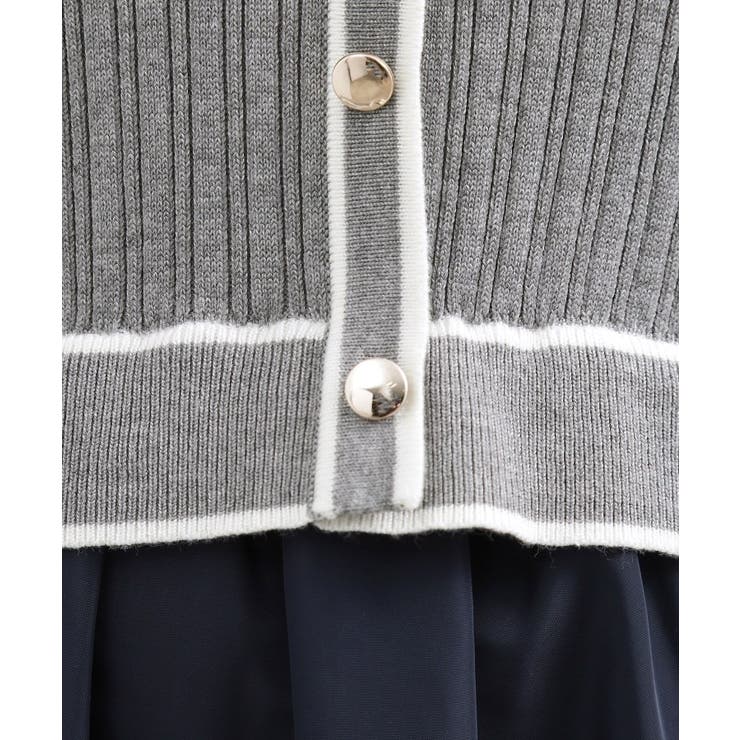 一枚で装いが整う マルチボーダーアソートドッキングワンピース | grove | 詳細画像8 