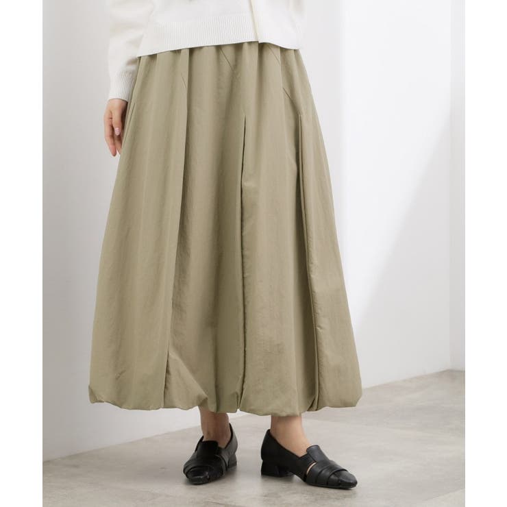 軽やかに揺れて、旬のムードを纏う エスカルゴバルーンスカート | grove | 詳細画像12 