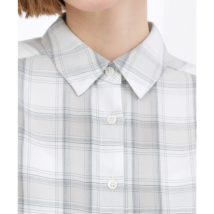 【大人の抜け感】オンブレーチェックシャツ | grove | 詳細画像12 