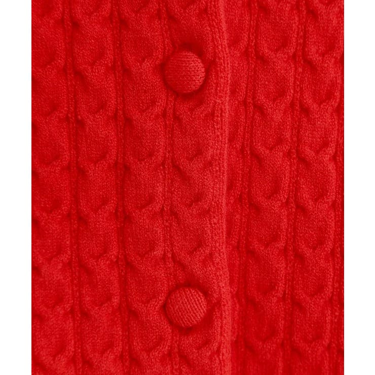 ミニケーブルクルーネックカーディガン | grove | 詳細画像12 